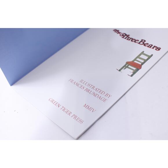 The Three Bears, Picture Book, Illustrated by Frances Brundage, Green Tiger - Picture 2 of 4